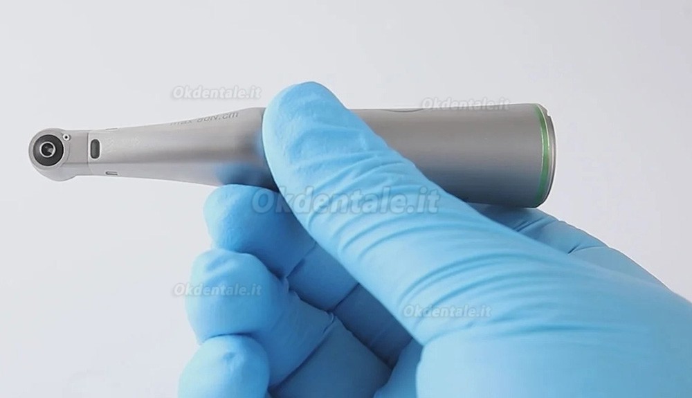 Manipolo contrangolo anello verde per impianto Jinme W201L a fibra ottica LED 20:1